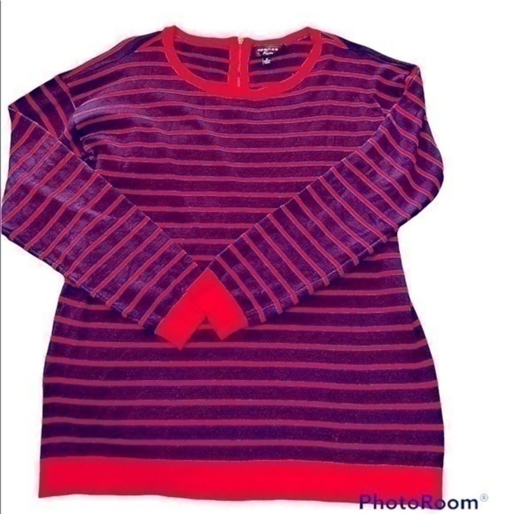 SPENSE KNITS women’s striped sweater | Size Medium